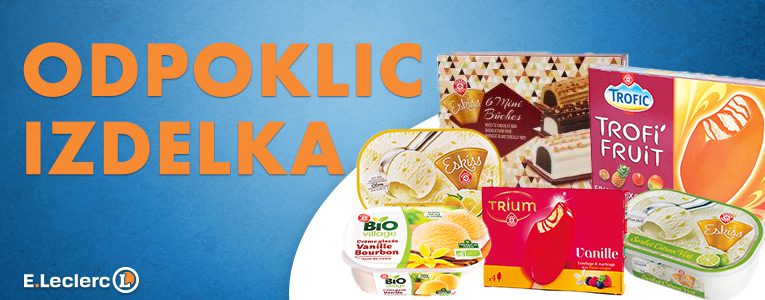 Odpoklic eleclerc sladoled