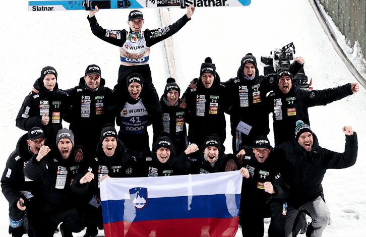 Nepričakovana drama v Trondheimu: Diskvalifikacija spreminja zmagovalni oder 1 slo nordic ski team