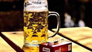 cigarettes and beer