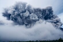 cloud of fire smoke