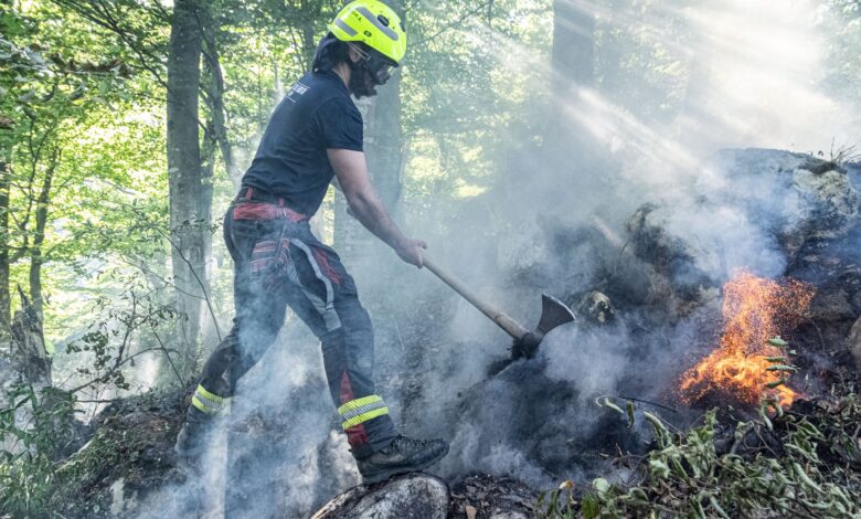 nevarnost na zabijskem vrhu gasilci opozarjajo na prepoved dostopa 685cfe0fbd219 1750924815