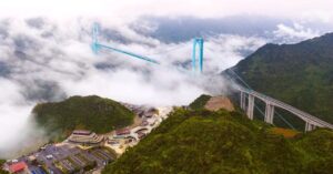 Huajiang Grand Canyon Bridge in Guizhou