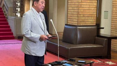 Japonski premier Ishiba napovedal odstop po zgodovinskem porazu LDP 4 Shigeru Ishiba japonski premier