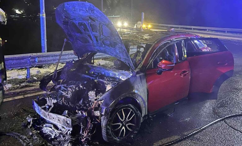 Pri Trebnjem zagorel avto – škode za 10.000 evrov 1 pri trebnjem zagorel avto skode za 10 000 evrov 68d245a5508da 1758610853