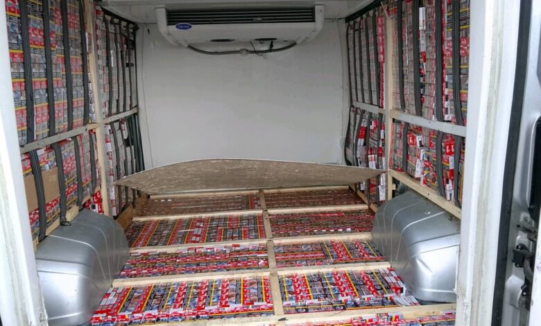 drugi velik zaseg cigaret na meji v tednu dni 723 800 skritih v vozilu 68fa6d386f09f 1761242424