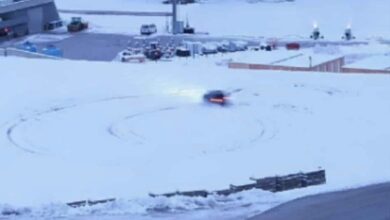 neznanec z driftanjem opustosil skakalnice v planici foto 69232f8f5e977 1763913615