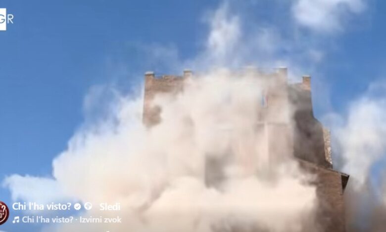 tragedija v rimu zrusenje stolpa terjalo zivljenje delavca video 6909eacf99164 1762257615