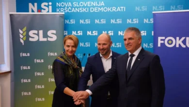 Desni trojček združuje moči: Ali bo Nova Slovenija prevzela vodstvo? 3 NSI povezovanje Bergant Vrtovec in Lotric vir NSI