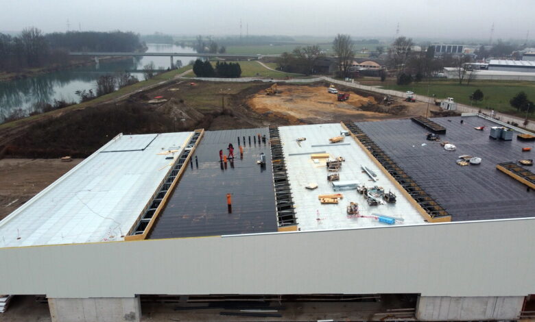 napredek pri gradnji bazena krsko zakljucena nosilna konstrukcija ostresja 6954f449abcfe 1767175241