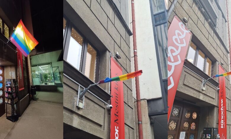 vandali napadli mavricno zastavo na festivalu lgbt filma foto 693bcb8fb620e 1765526415