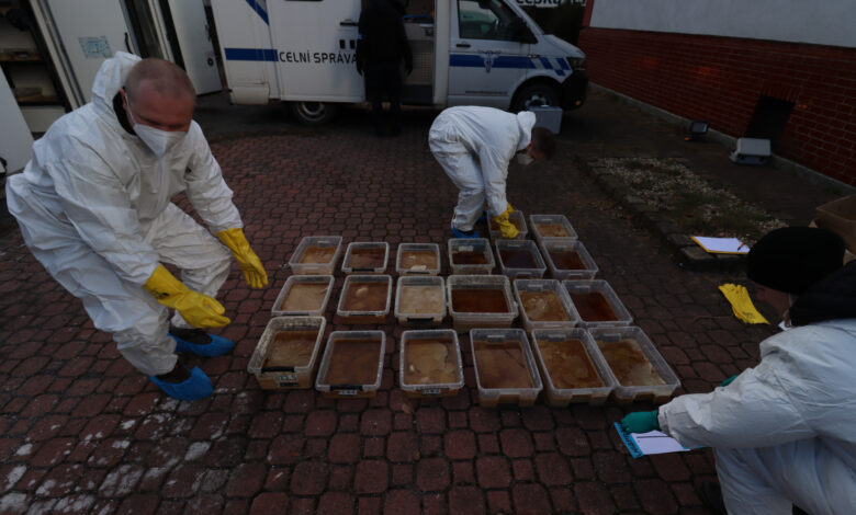 OP FABRYKA CZ action day Zaseg ki ga je izvedla Ceska policija
