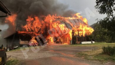 gasilci v sevnici in damlju noc preziveli v boju s plameni 6974de9f7e37b 1769266847