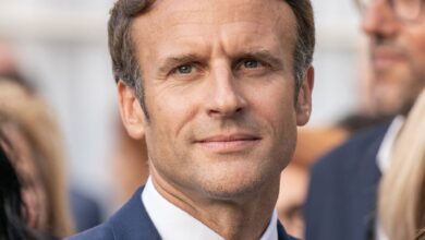 Emannuel Macron stran fb
