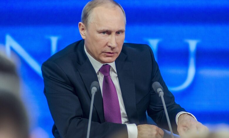 Putin na predvolilnem kongresu stranke Enotna Rusija obljubil zmago v Ukrajini 1 putin 1