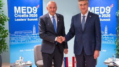 Jansa in Plenkovic vir fb vlade