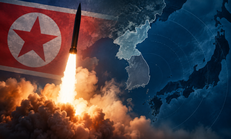 severna koreja raketa